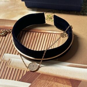 New Swarovski Ginger Bangle white Rose Gold Tone